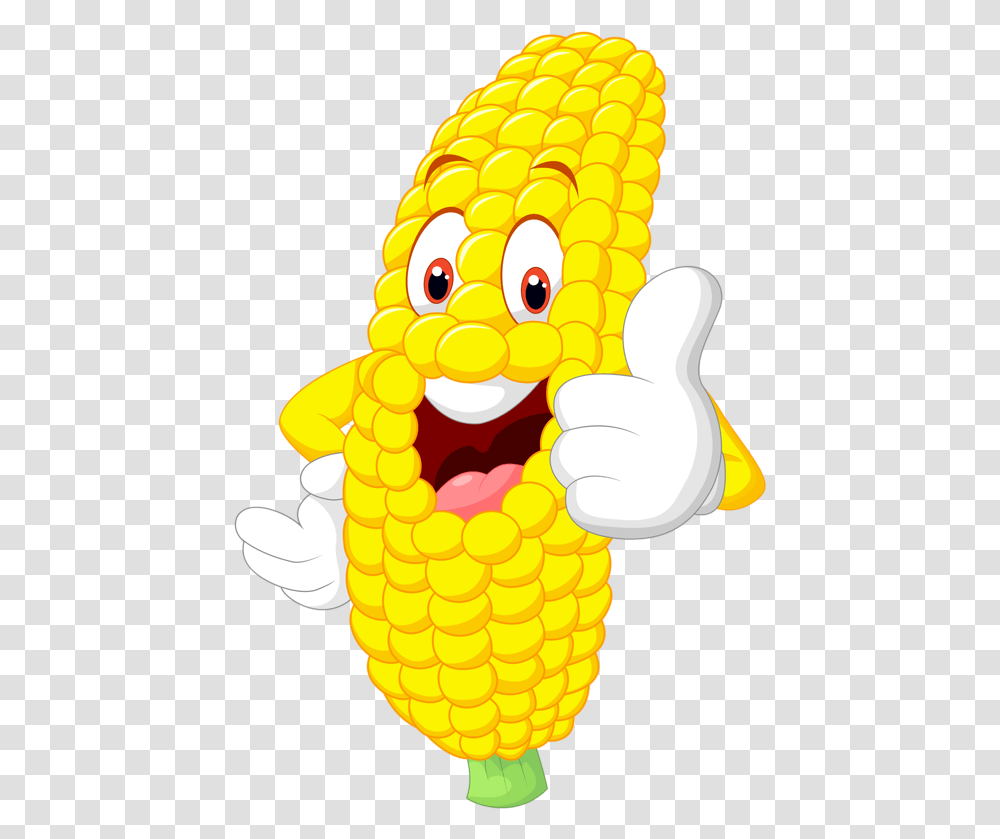 Happy Corn, Plant, Vegetable, Food, Toy Transparent Png