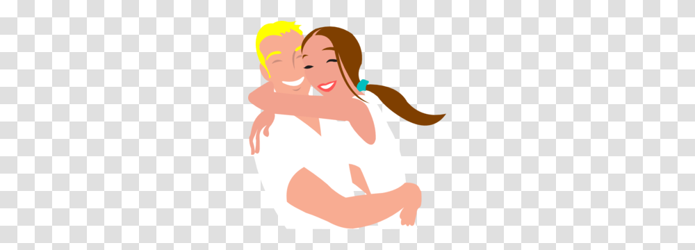 Happy Couple Clip Art, Person, Human, Make Out, Kissing Transparent Png
