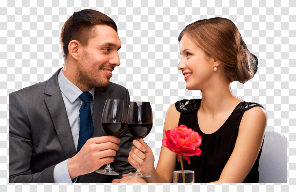 Happy Couple Limousine Service On Valentine Day, Dating, Person, Human, Tie Transparent Png