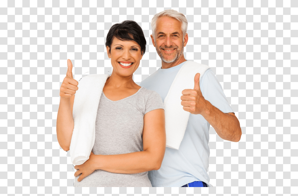 Happy Couple Middle Aged Couple, Thumbs Up, Person, Finger, Human Transparent Png