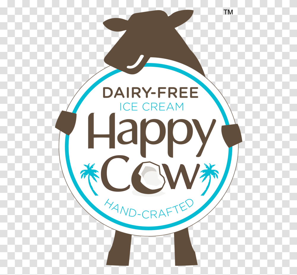 Happy Cow, Label, Sticker, Word Transparent Png