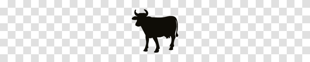 Happy Cows Clip Art Cartoon Set Various Cheerful Cow, Mammal, Animal, Wildlife, Buffalo Transparent Png