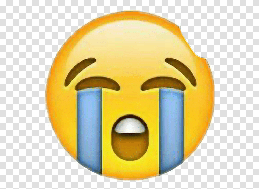 Happy Crying Emoji Crying Emoji No Background, Pac Man, Parade, Mask Transparent Png