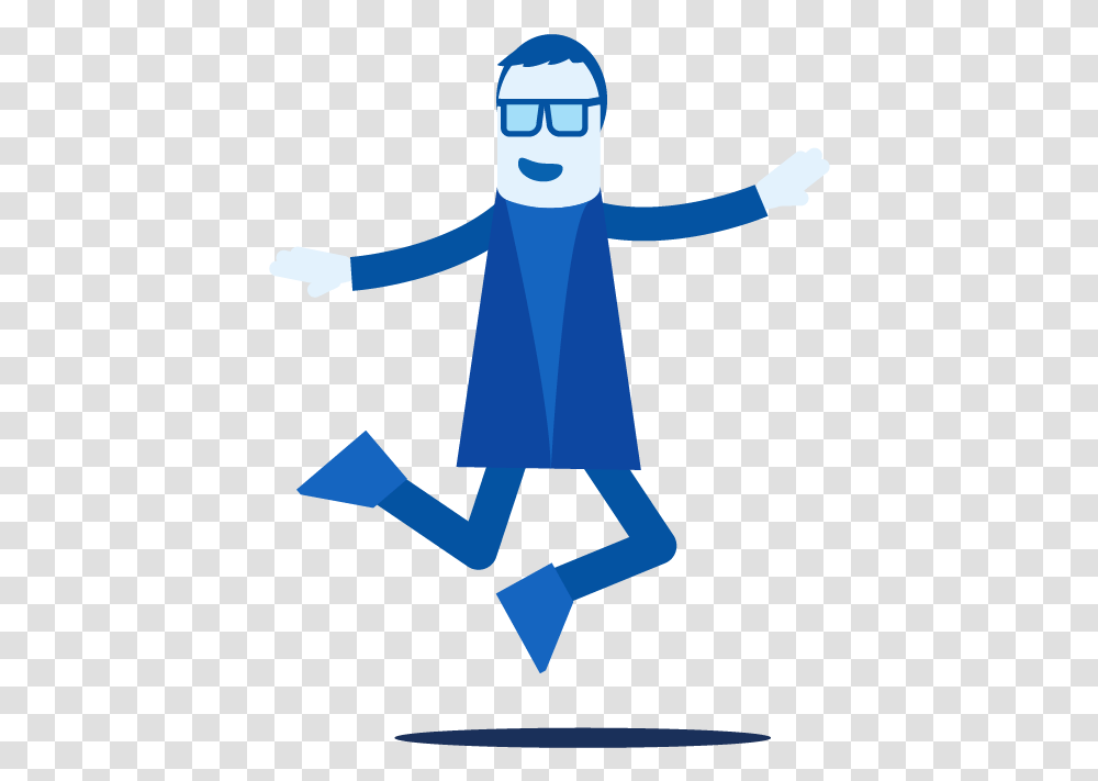 Happy Customer Illustrated Character Illustration, Person, Hand, Light Transparent Png