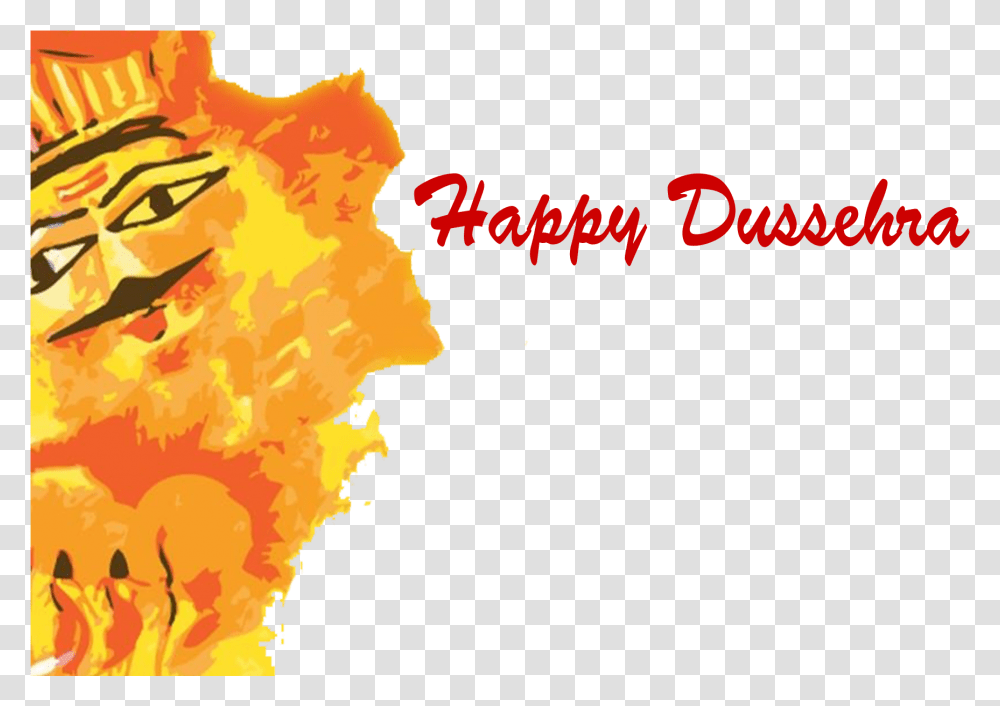 Happy Dasara 2018 Victory Of Good Over Evil, Fire, Flame Transparent Png