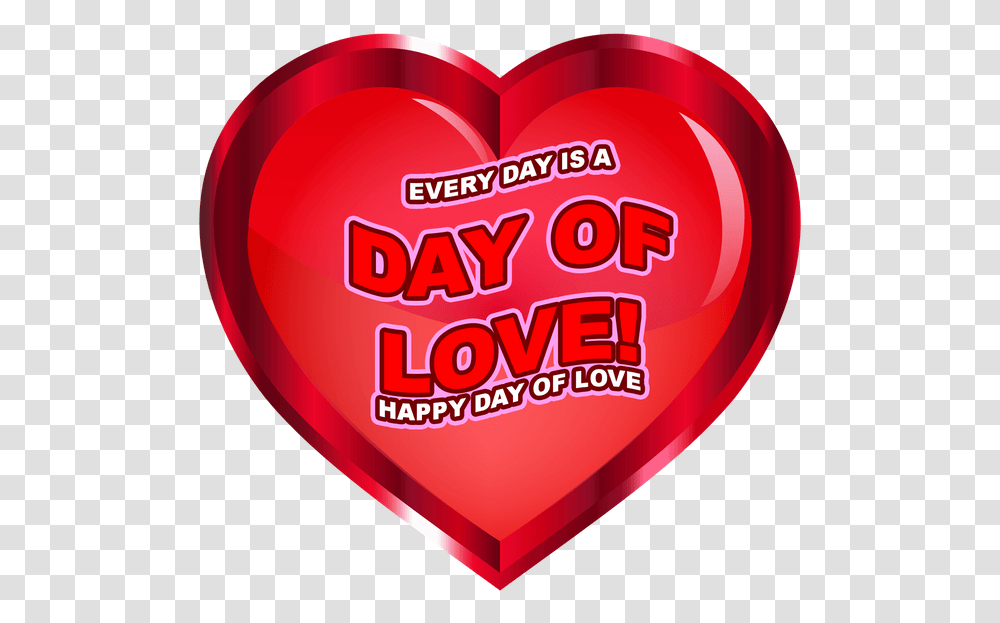 Happy Day Of Love Heart, Plectrum Transparent Png