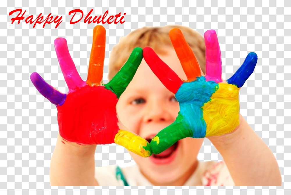 Happy Dhuleti Free Pic Childs Learning, Sweets, Food, Person, Finger Transparent Png