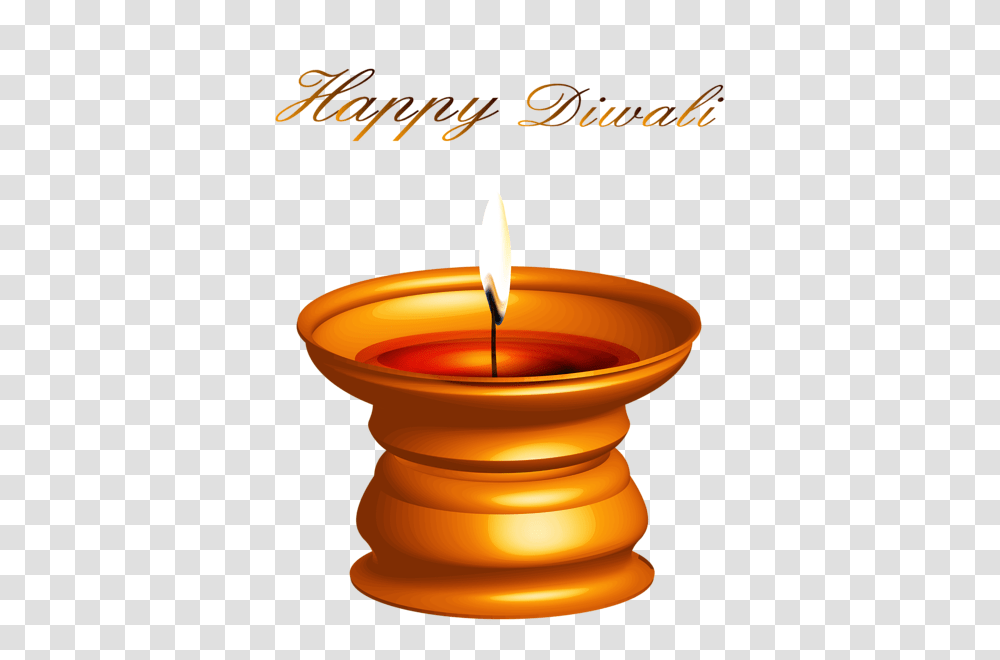 Happy Diwali Candle Decor Clipart, Fire, Flame, Lamp Transparent Png