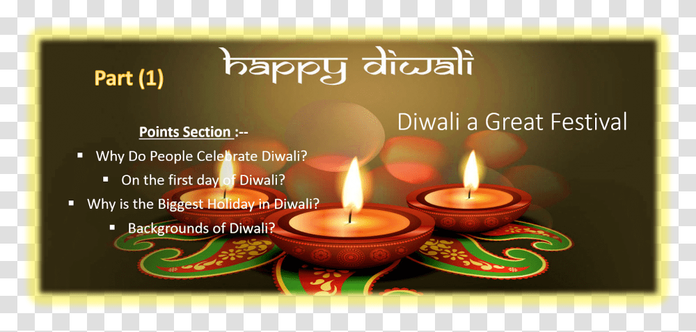 Happy Diwali, Candle, Fire, Flame Transparent Png