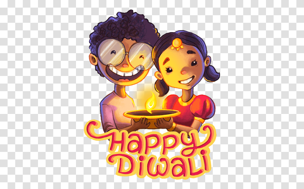 Happy Diwali Images Diwali Stickers In Whatsapp, Person, Meal, Food, Crowd Transparent Png