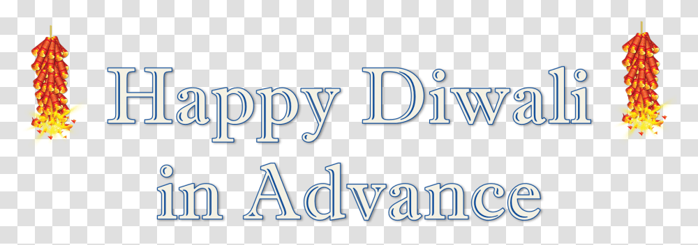 Happy Diwali In Advance Clipart Background Calligraphy, Alphabet, Word, Number Transparent Png