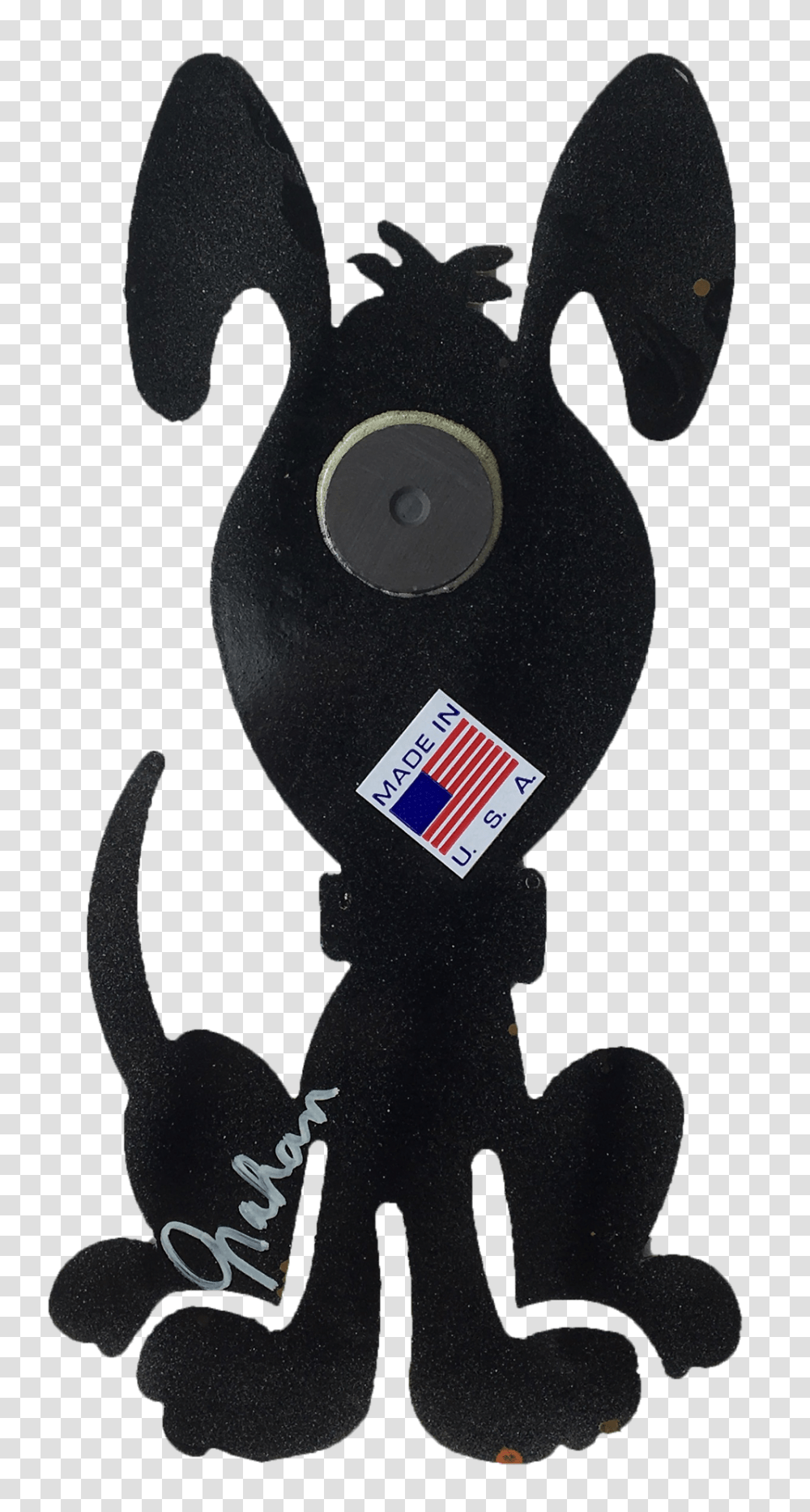 Happy Dog Metal Art Magnet, Label, Electronics, Person Transparent Png