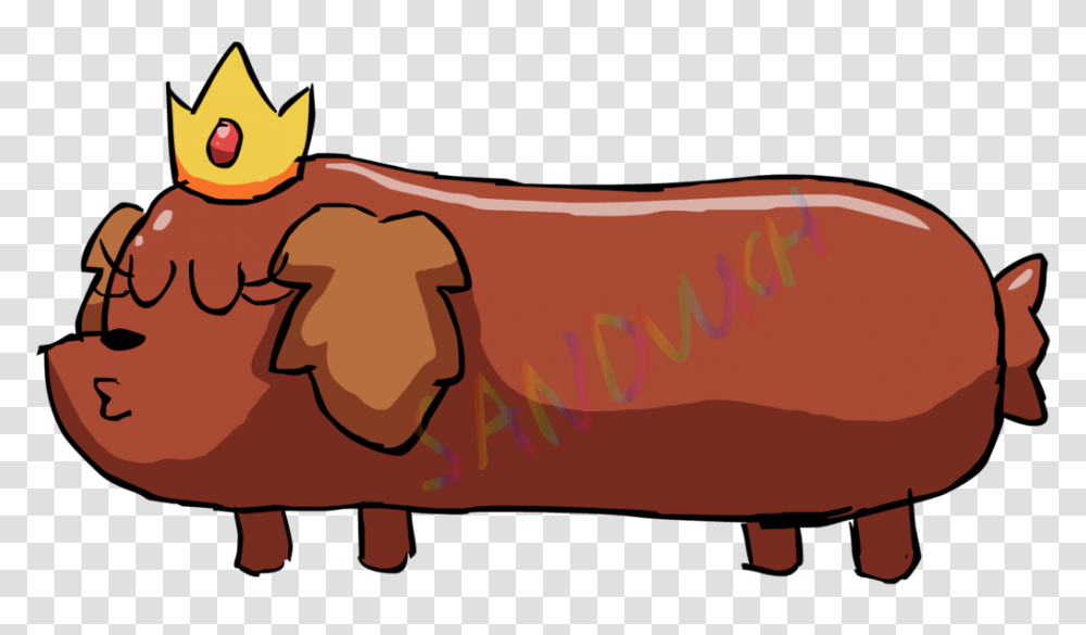 Happy Dog Thinking About Hot Dog, Cushion, Pillow, Food, Couch Transparent Png