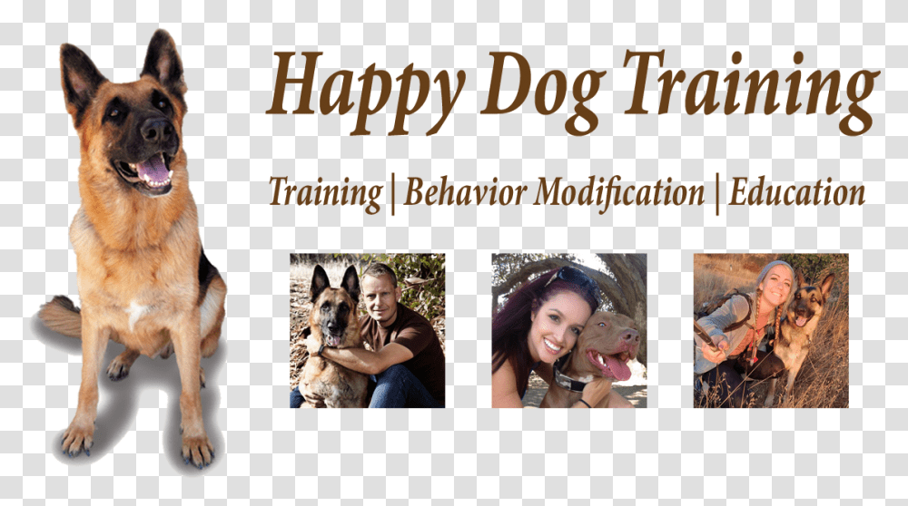 Happy Dog Training, Person, Human, German Shepherd, Pet Transparent Png