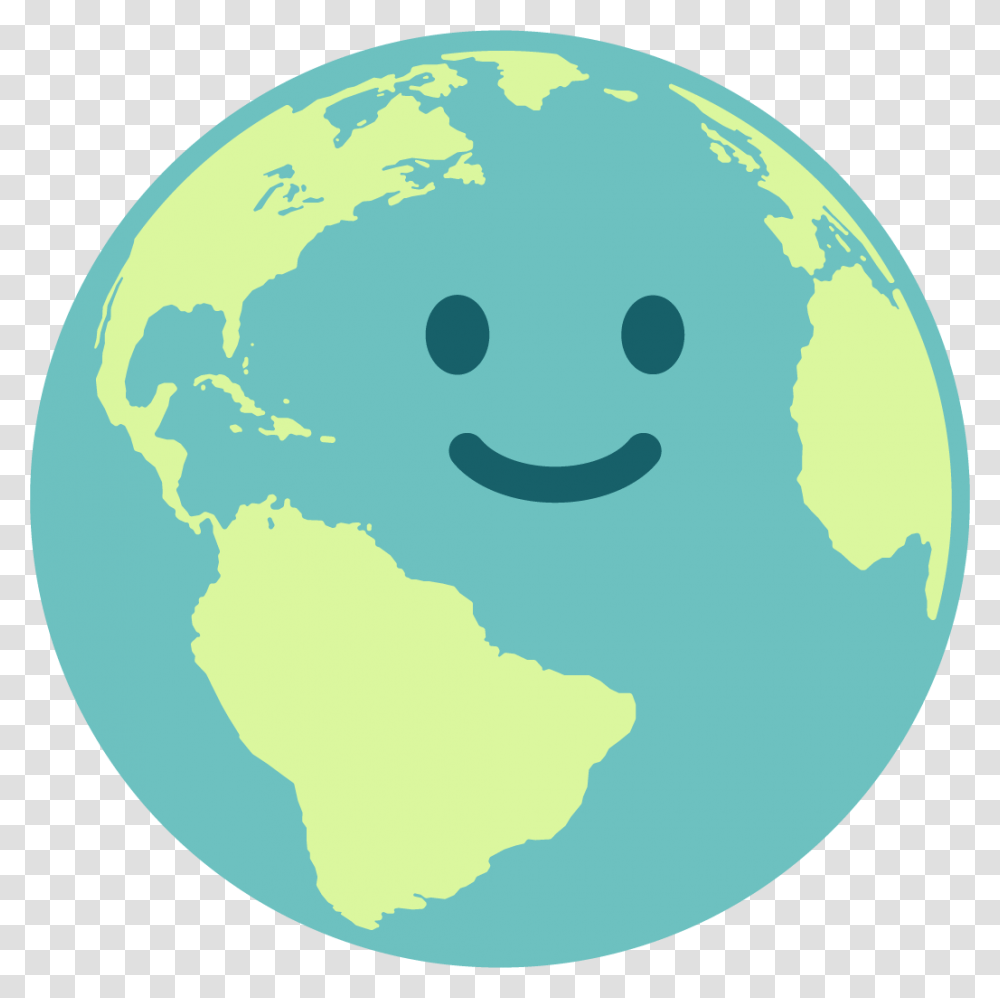 Happy Earth Illustration, Outer Space, Astronomy, Universe, Planet Transparent Png