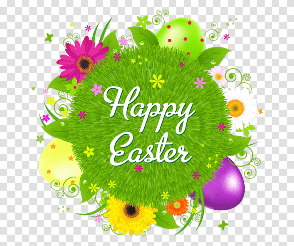Happy Easter Background Background Happy Easter, Floral Design, Pattern Transparent Png