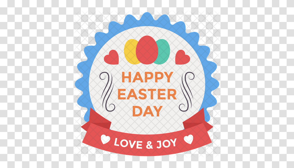 Happy Easter Badge Icon 30 Day Money Back Guarantee Vector, Text, Label, Number, Symbol Transparent Png