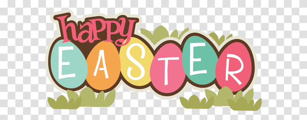 Happy Easter Banner Clip Art, Label, Lunch, Meal Transparent Png