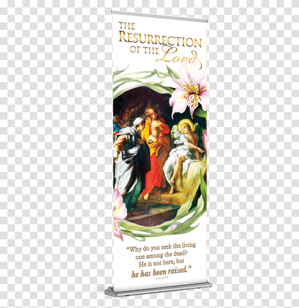 Happy Easter Banner Holy Women At Christ39 S Tomb, Poster, Advertisement, Person, Human Transparent Png