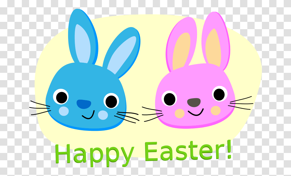 Happy Easter Bunny Free Download Vector, Mammal, Animal, Plush, Toy Transparent Png
