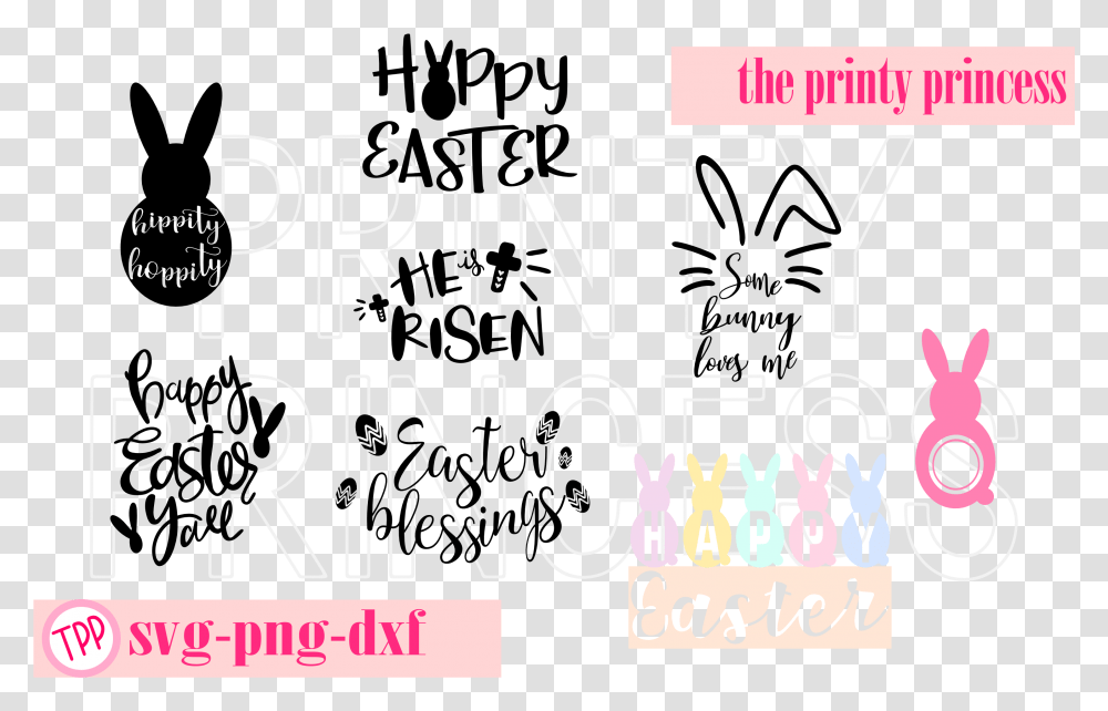 Happy Easter Bunny Svg Design File Happy Easter Bunny Svg, Text, Alphabet, Word, Poster Transparent Png