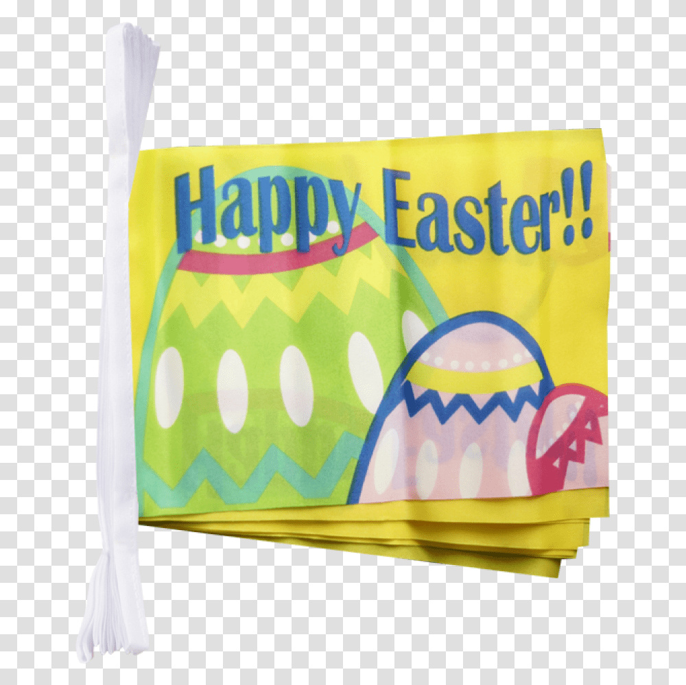 Happy Easter Bunting Flags Banner, Paper, Towel Transparent Png