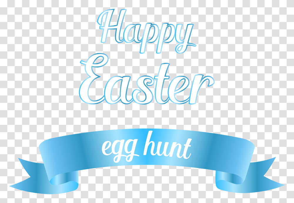 Happy Easter Egg Hunt Calligraphy, Text, Word, Label, Alphabet Transparent Png