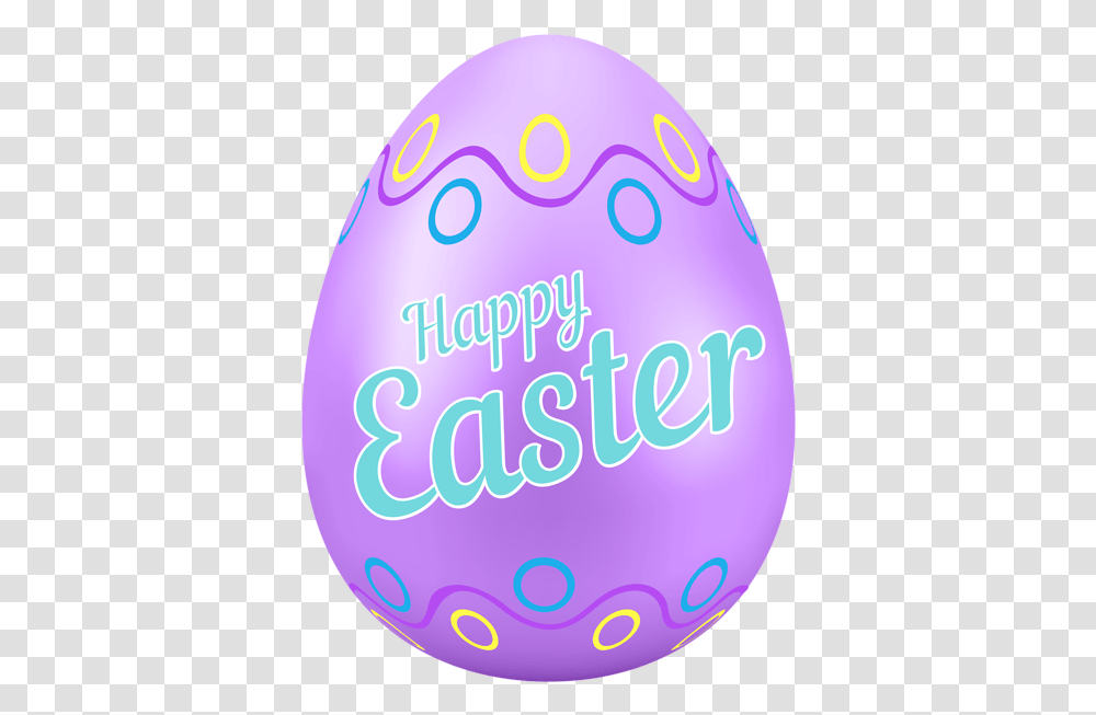 Happy Easter Egg Violet Clip Art Image Happy Easter Easter Egg Clipart With Background, Food Transparent Png