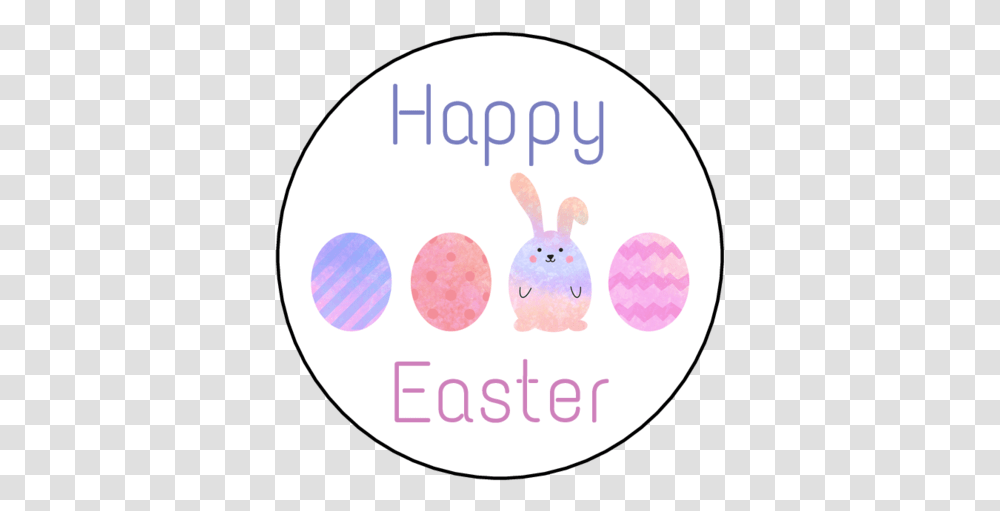 Happy Easter Eggs Circle Label Templates Onlinelabelscom Circle, Plush, Toy, Rubber Eraser, Rattle Transparent Png