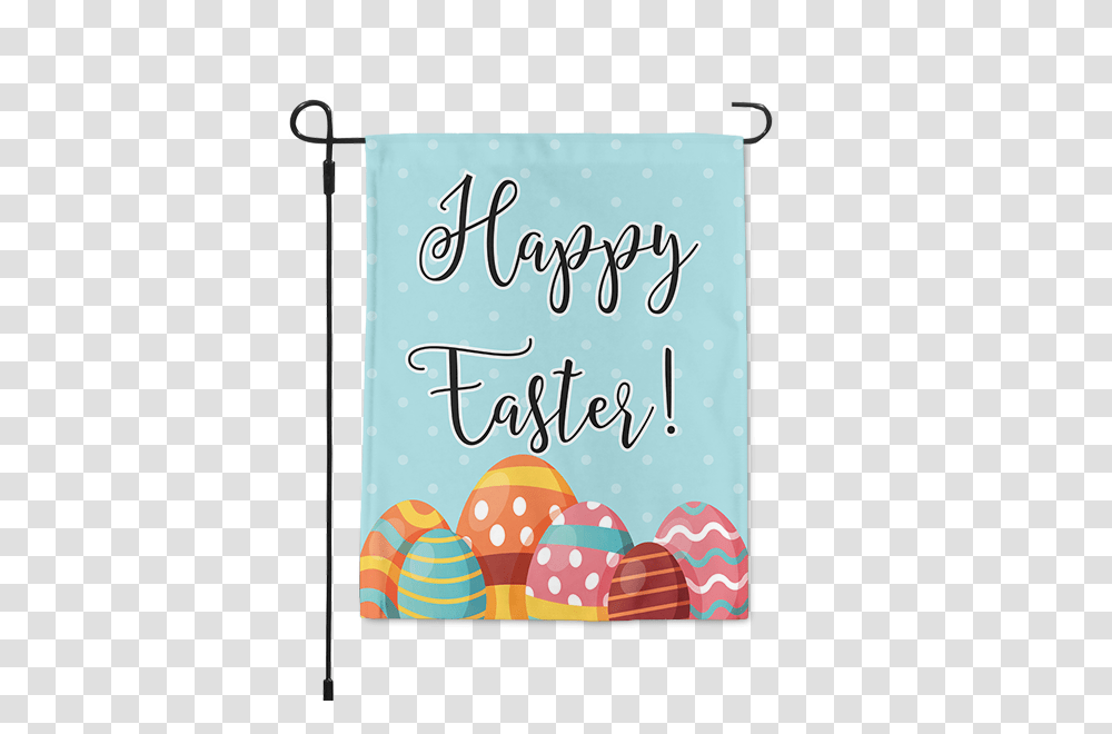 Happy Easter Eggs Garden Flagtitle Happy Easter Eggs Easter, Word, Greeting Card, Mail Transparent Png