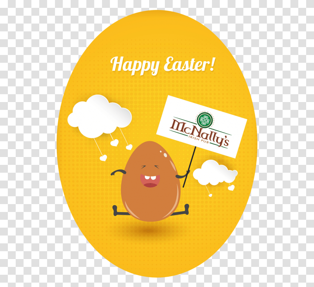 Happy Easter From Mcnallys Irish Pub, Label, Food, Bird Transparent Png