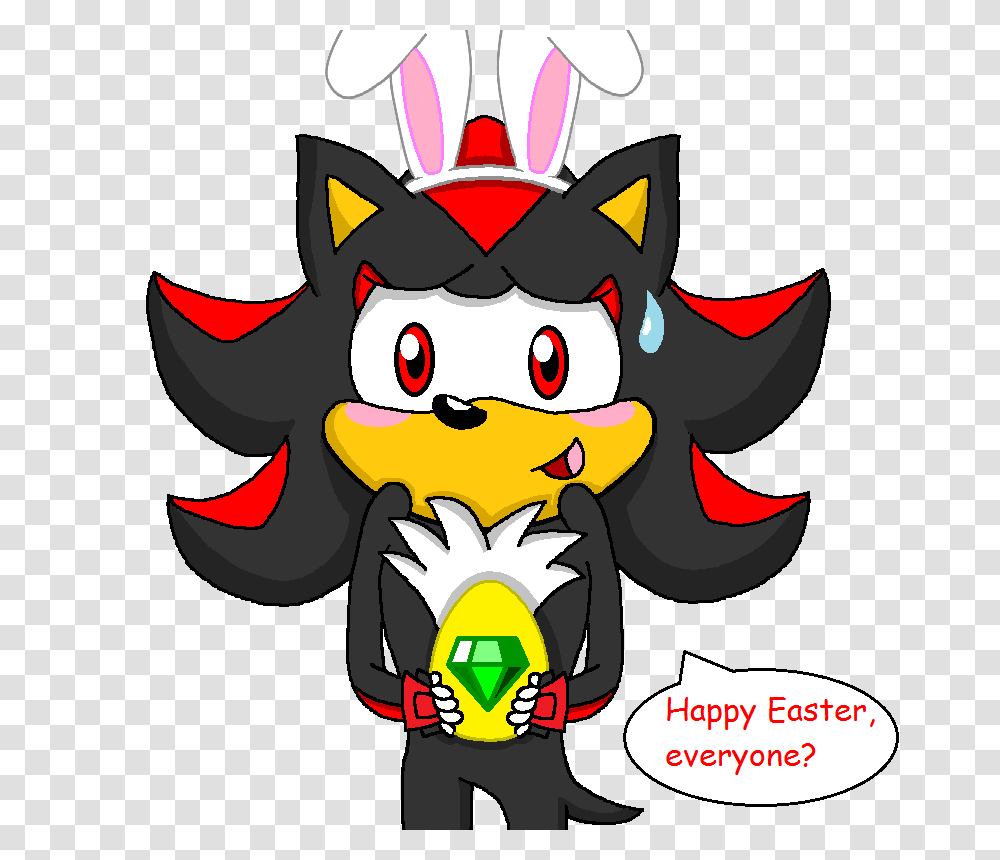 Happy Easter From Shadow, Label Transparent Png