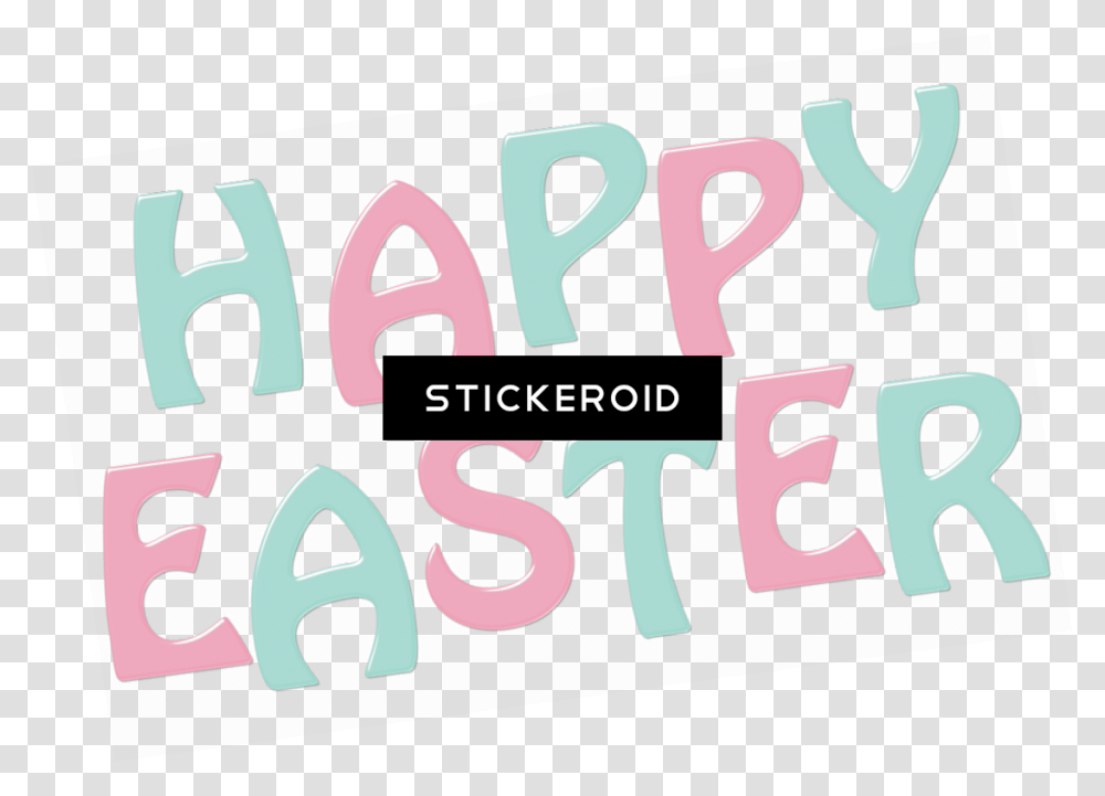 Happy Easter Hdpng Graphic Design, Alphabet, Word, Number Transparent Png
