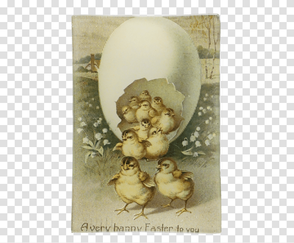 Happy Easter, Painting, Bird, Animal Transparent Png