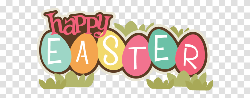 Happy Easter Scrapbook Title Easter Easter Cuts, Label, Lunch, Meal Transparent Png
