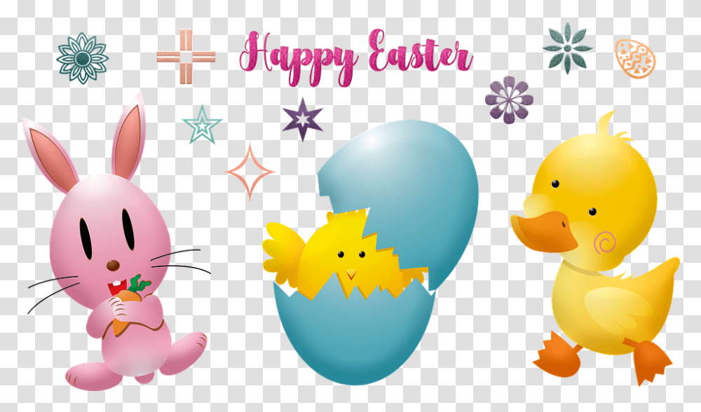 Happy Easter, Star Symbol, Food, Purple, Egg Transparent Png