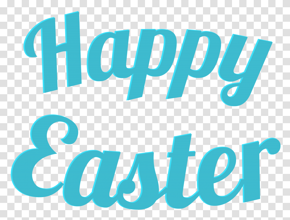 Happy Easter Text Clip, Word, Alphabet, Number Transparent Png