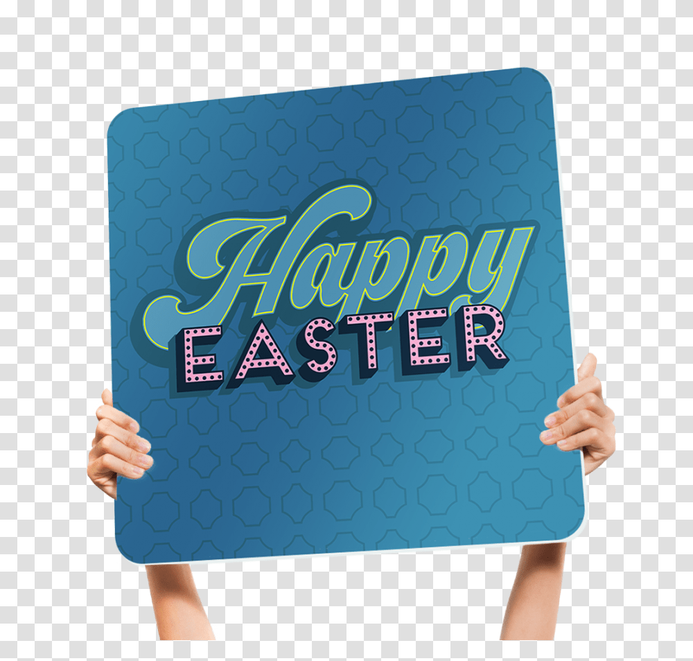 Happy Easter - Popsignsco Graphic Design, Cushion, Text, Word, Pillow Transparent Png