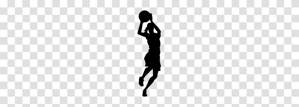 Happy Emoji Basketball Sticker, Person, Human, Silhouette, People Transparent Png