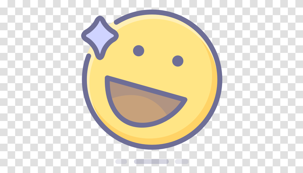 Happy Emoji Clipart Happy Clipart Background, Label, Text, Logo, Symbol Transparent Png