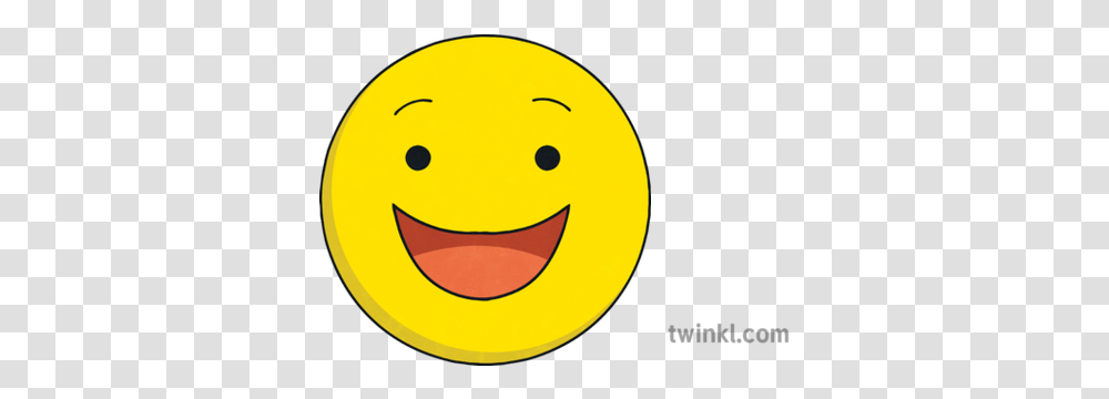 Happy Emoji Emoticon Smiley Face Ks2 Illustration Twinkl Dangers Of Electricity, Plant, Outdoors, Label, Text Transparent Png