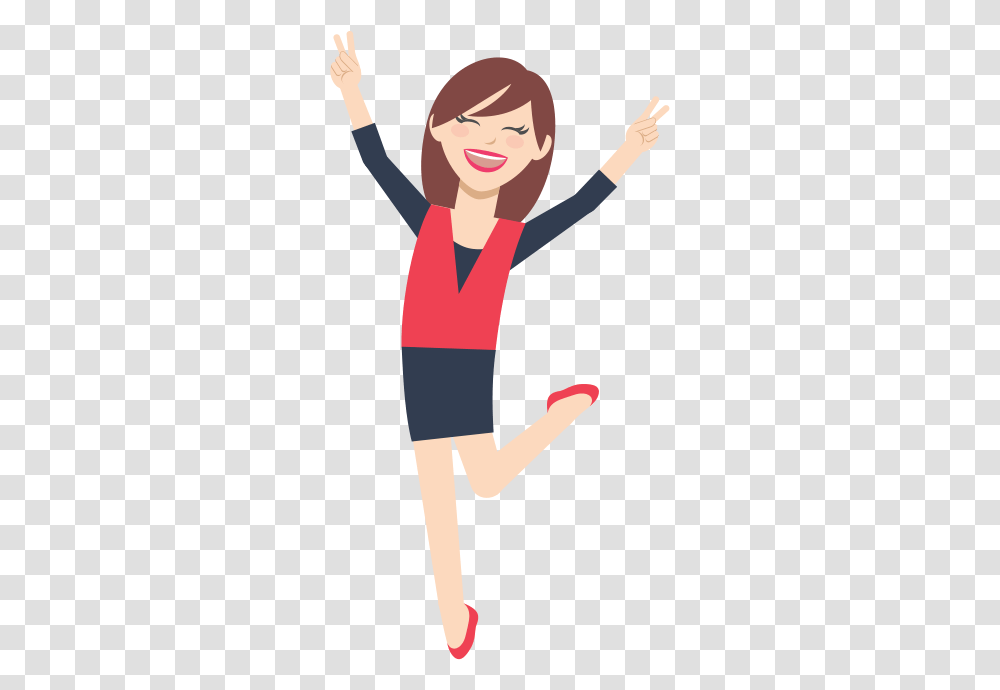 Happy Employee Background, Apparel, Scarf, Person Transparent Png