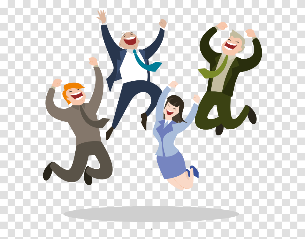 Happy Entrepreneurs Happy People Clipart, Person, Human, Performer, Leisure Activities Transparent Png