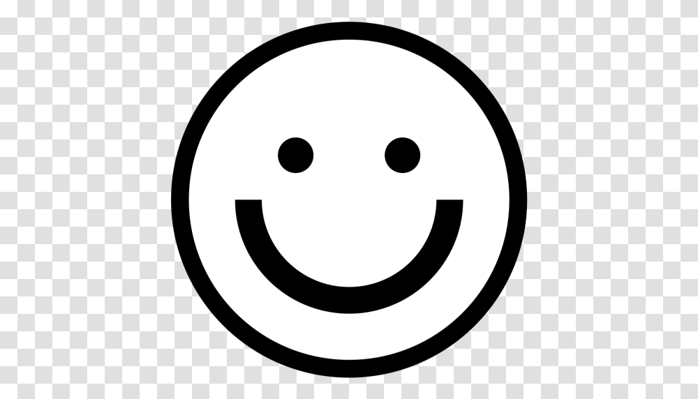 Happy Face Clipart Black And White, Logo, Trademark, Stencil Transparent Png