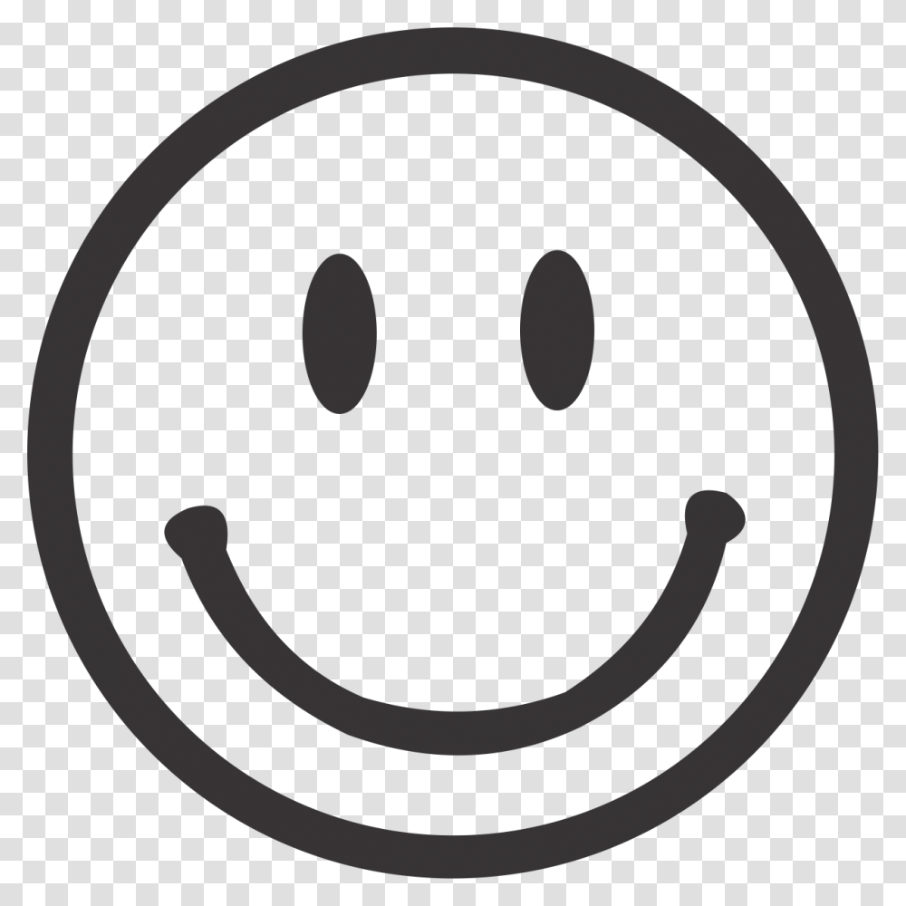 Happy Face Color In Smiley Face, Stencil, Logo, Trademark Transparent Png