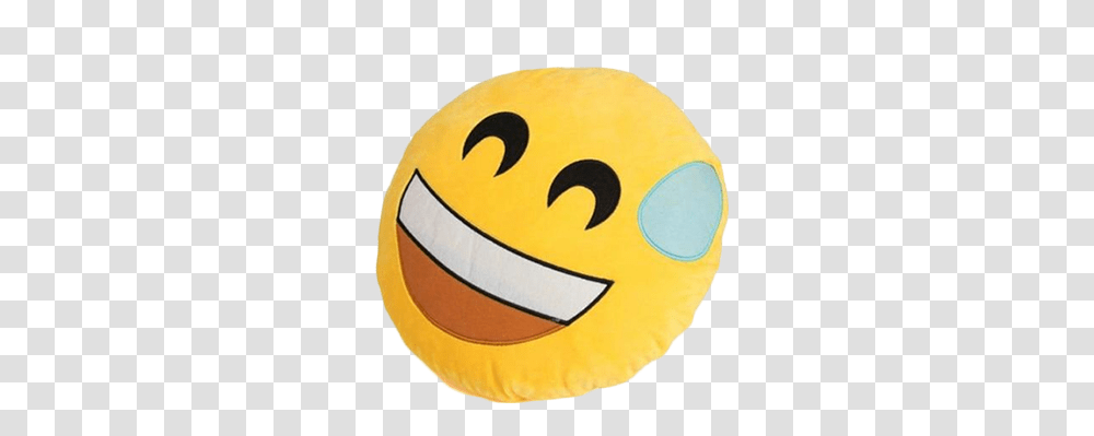 Happy Face Emoji Pillow Stuffed Toy, Baseball Cap, Hat, Clothing, Apparel Transparent Png
