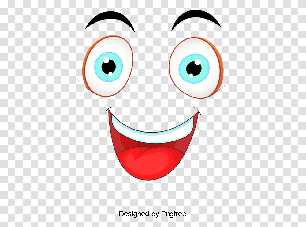 Happy Face Eyes Nose And Mouth Clipart, Head, Alien Transparent Png