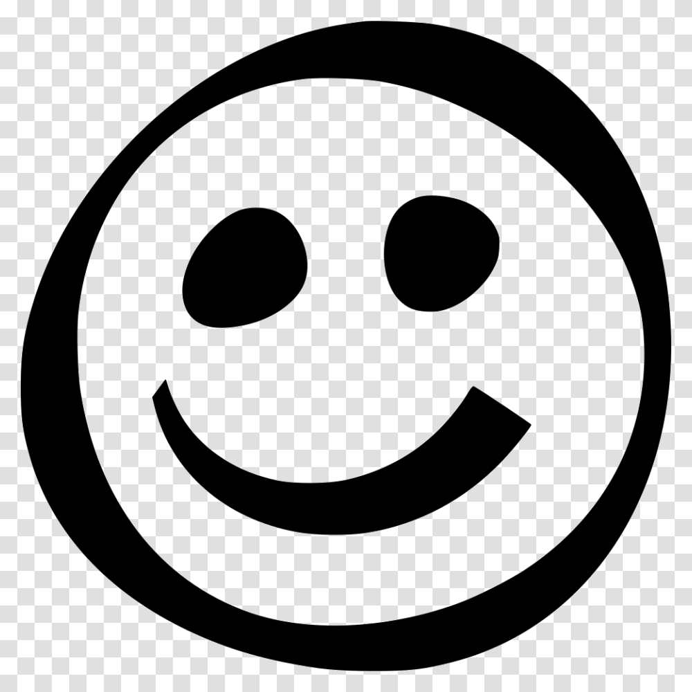 Happy Face Happy Face Free, Stencil, Logo, Trademark Transparent Png