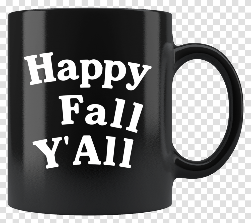 Happy Fall Y All 11oz Black Mug, Coffee Cup Transparent Png