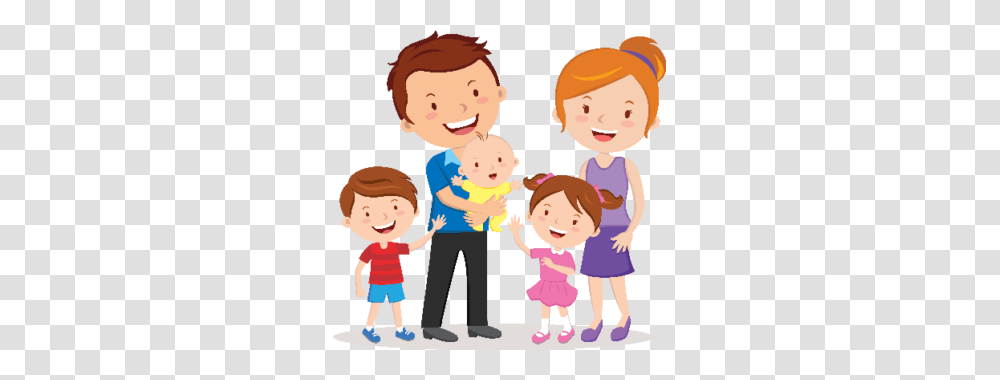 Happy Family Clipart, People, Person, Human, Female Transparent Png